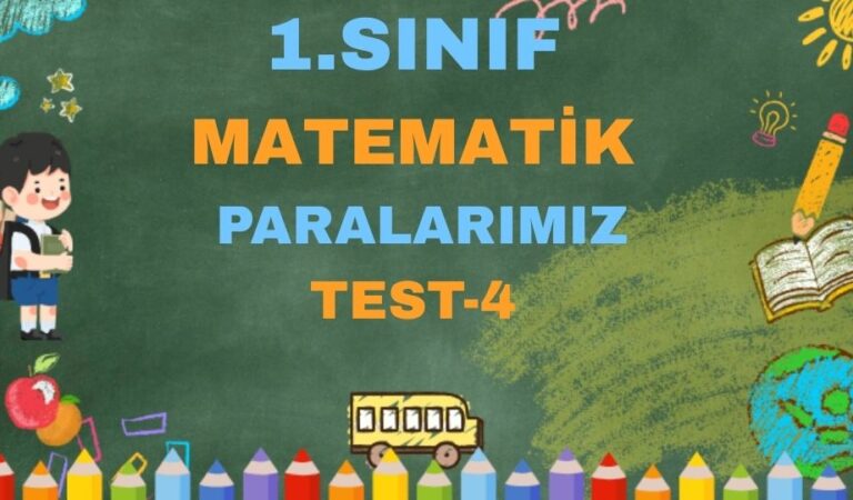 1.SINIF MATEMATİK PARALARIMIZ TEST 4