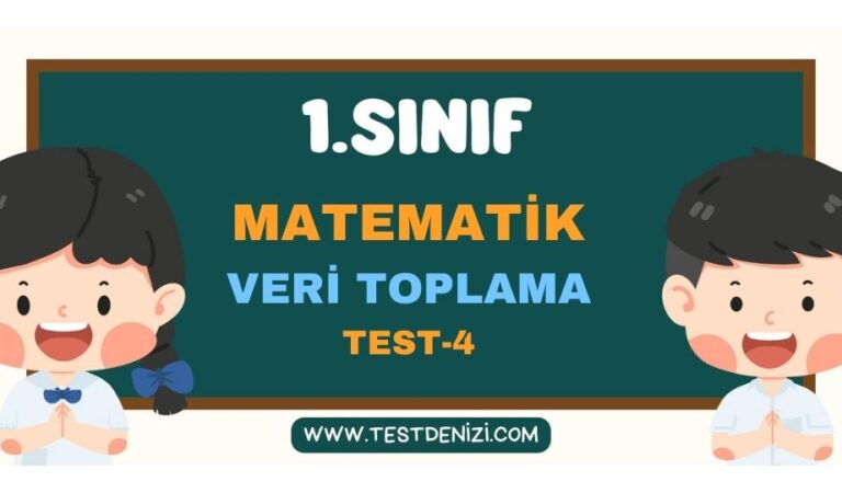 1.SINIF MATEMATİK VERİ TOPLAMA GRAFİK TEST 4